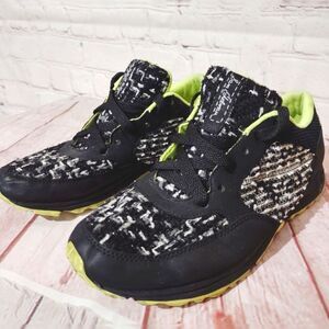 Sam Edelman Two-toned Metallic Faux Leather Neon Sneakers